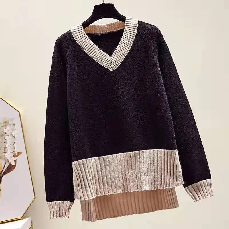 Autumn Temperament Woman Costume, New Web Celebrity Outfit, Trendy Knit Coat, Wide Leg Pants, Goddess on Board, Two Suits
Autumn Temperament Woman Costume, New Web Celebrity Outfit, Trendy Knit Coat, Wide Leg Pants, Goddess on Board, Two Suits