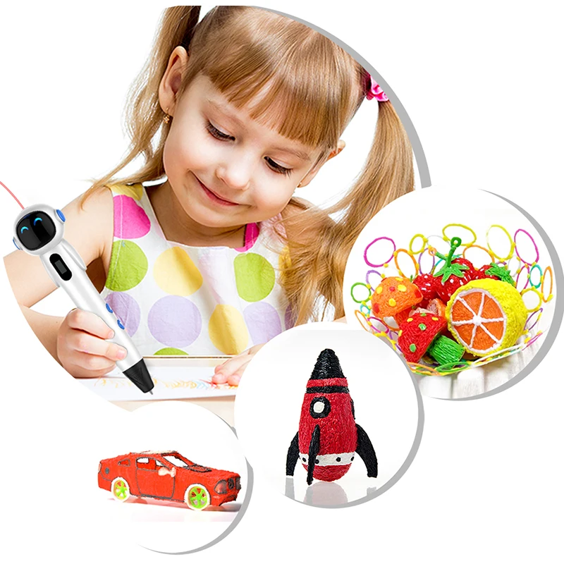 3D Printing Pen Graffiti Drawing Painting Pens Adjustable Temperature with USB Cable Educational Spaceman Educational Toy Pen
3D Printing Pen Graffiti Drawing Painting Pens Adjustable Temperature with USB Cable Educational Spaceman Educational Toy Pen