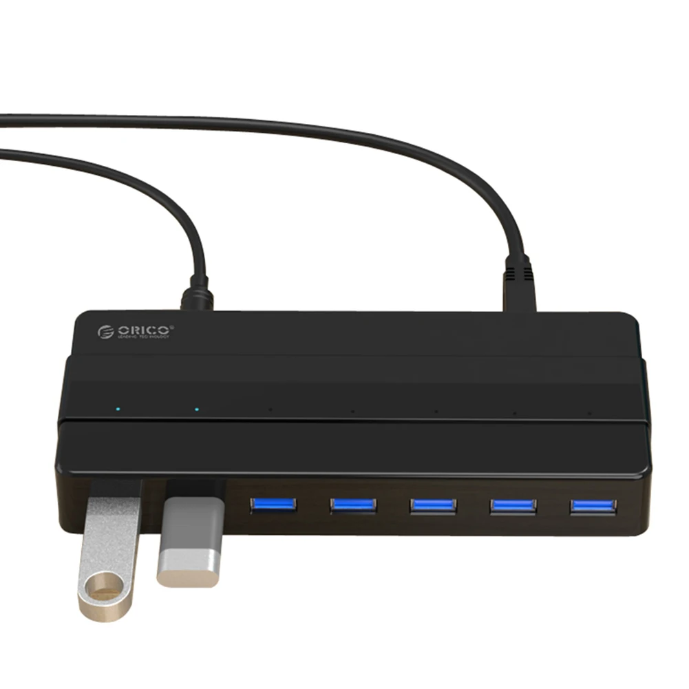ORICO 7Ports USB 3.0 HUB With 12V Power Adapter Multi USB Splitter For Laptop Desktop Dock Station Computer Accessories
ORICO 7Ports USB 3.0 HUB With 12V Power Adapter Multi USB Splitter For Laptop Desktop Dock Station Computer Accessories