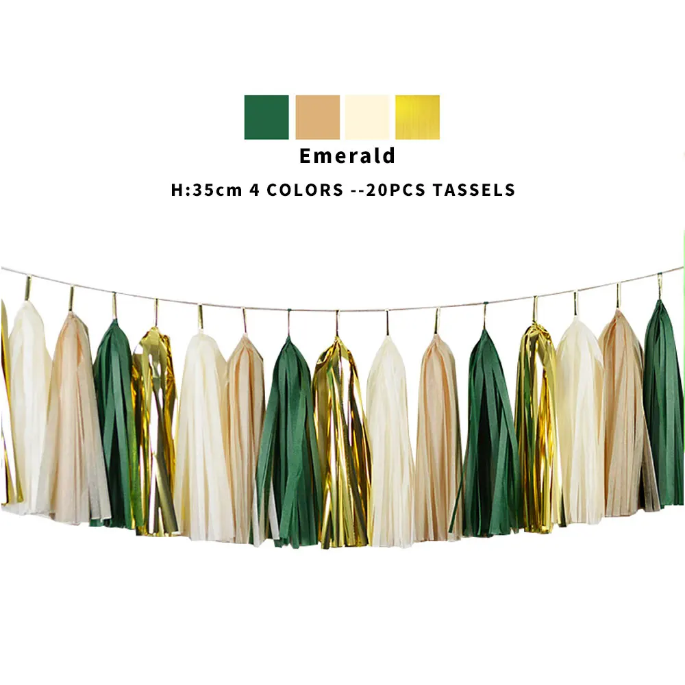 20pcs Multicolor DIY Tissue Paper Tassel Garland Sets Baby Shower Anniversary Birthday Party Wedding Decoration Crafts Supplies
20pcs Multicolor DIY Tissue Paper Tassel Garland Sets Baby Shower Anniversary Birthday Party Wedding Decoration Crafts Supplies