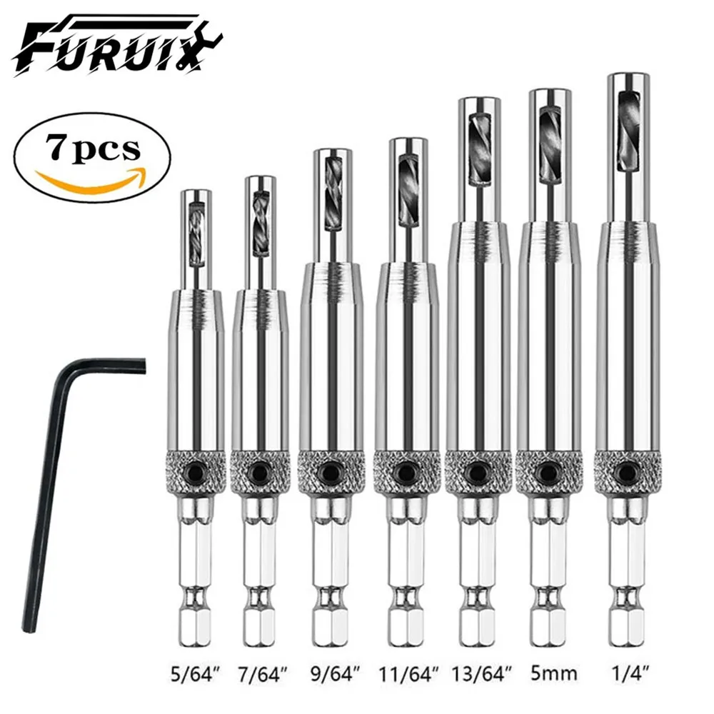 Furuix HSS Self Centering Door Window Hinge Twist Wood DIY Drill Bit Hole Puncher
Furuix HSS Self Centering Door Window Hinge Twist Wood DIY Drill Bit Hole Puncher