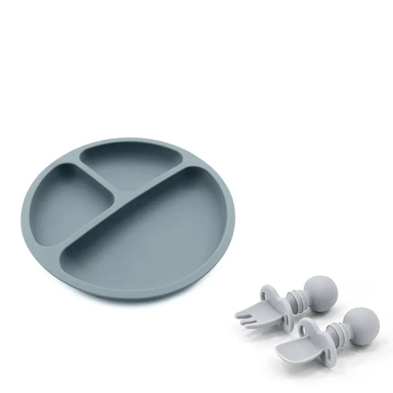 Силиконовая обеденная тарелка для детей, Мишка с мультяшным рисунком, ложка, присоска, тренировочная посуда для кормления
Силиконовая обеденная тарелка для детей, Мишка с мультяшным рисунком, ложка, присоска, тренировочная посуда для кормления