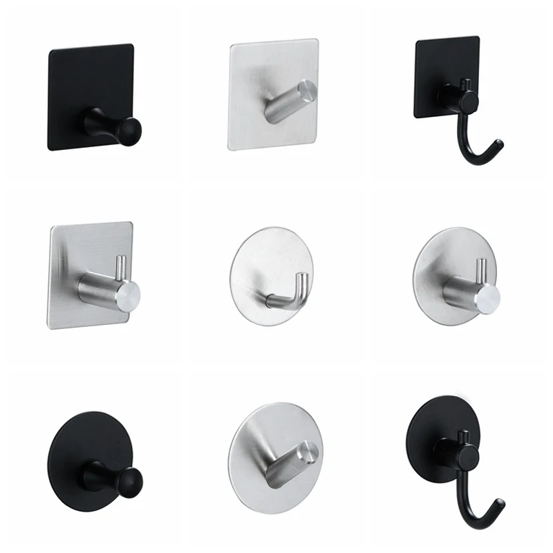 2 Pieces Of High-quality Stainless Steel Hooks Strong Sticking Load-bearing Household Kitchen Bedroom Punch-free Storage Hooks
2 Pieces Of High-quality Stainless Steel Hooks Strong Sticking Load-bearing Household Kitchen Bedroom Punch-free Storage Hooks
