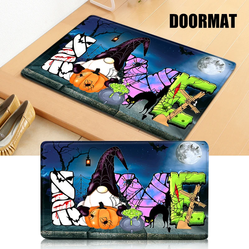 Newly Creative Halloween Doormat Multi-purpose Absorbent Non-Slip Pad Personalized Blanket for Kitchen Bedroom Bathroom
Newly Creative Halloween Doormat Multi-purpose Absorbent Non-Slip Pad Personalized Blanket for Kitchen Bedroom Bathroom