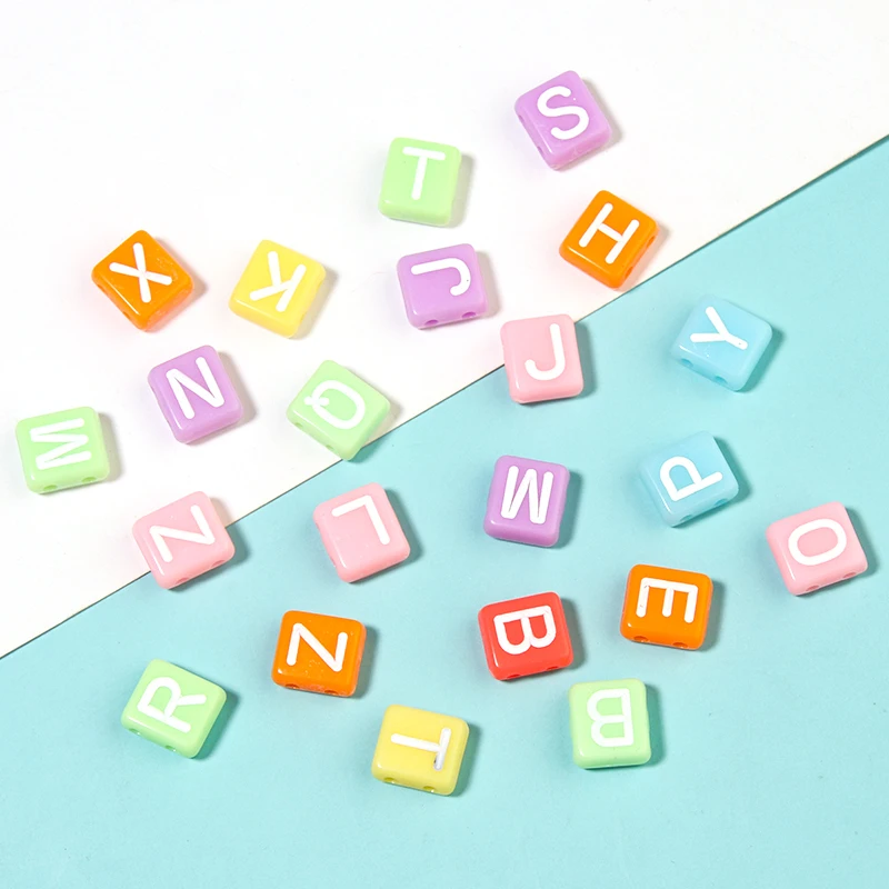 Linsoir Square Acrylic Letter Beads 8.5mm Fashion Jewelry Accessories 100pcs/Lots Candy Color Charm Bracelet Gift for Girls
Linsoir Square Acrylic Letter Beads 8.5mm Fashion Jewelry Accessories 100pcs/Lots Candy Color Charm Bracelet Gift for Girls