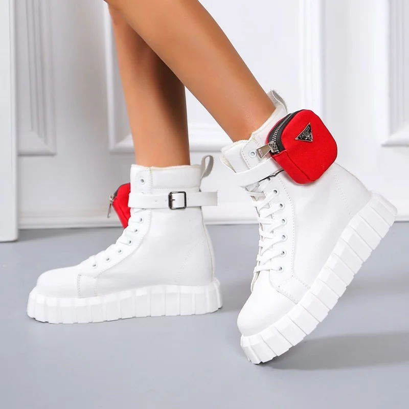 2021 new high-top casual thick-soled sneakers short boots women's designer bags fashion white shoes women ins tide
2021 new high-top casual thick-soled sneakers short boots women's designer bags fashion white shoes women ins tide