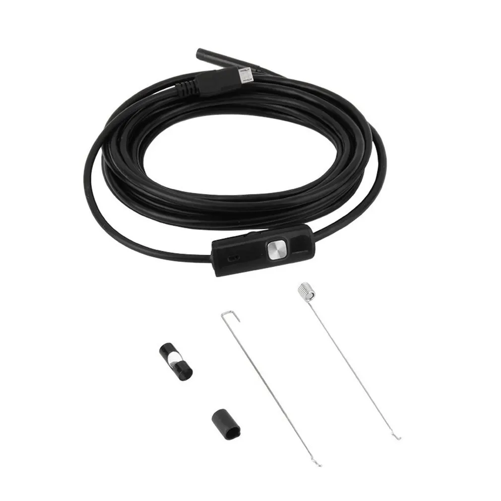 5.5mm Lens 3.5M Length 480P Android smartphone Endoscope 6LED Waterproof Inspection Borescope Camera USB Soft Cable CCD sensor
5.5mm Lens 3.5M Length 480P Android smartphone Endoscope 6LED Waterproof Inspection Borescope Camera USB Soft Cable CCD sensor