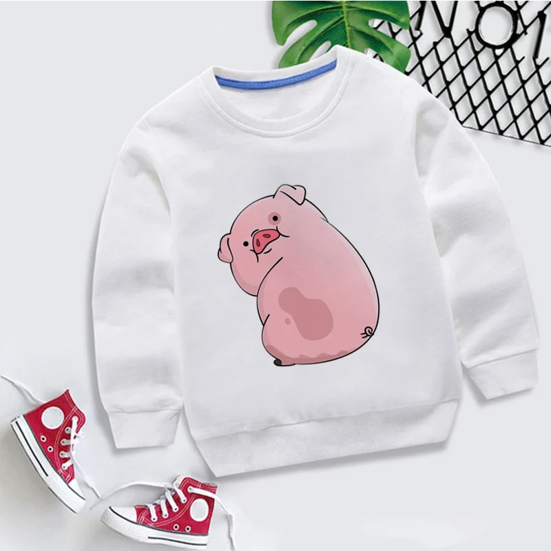 White Clothes Sweatshirt Children's Clothing Pink Pig Cute Cartoon Girl Kid Top Crew Neck Anime Wimter 2021 Printing Casual
White Clothes Sweatshirt Children's Clothing Pink Pig Cute Cartoon Girl Kid Top Crew Neck Anime Wimter 2021 Printing Casual