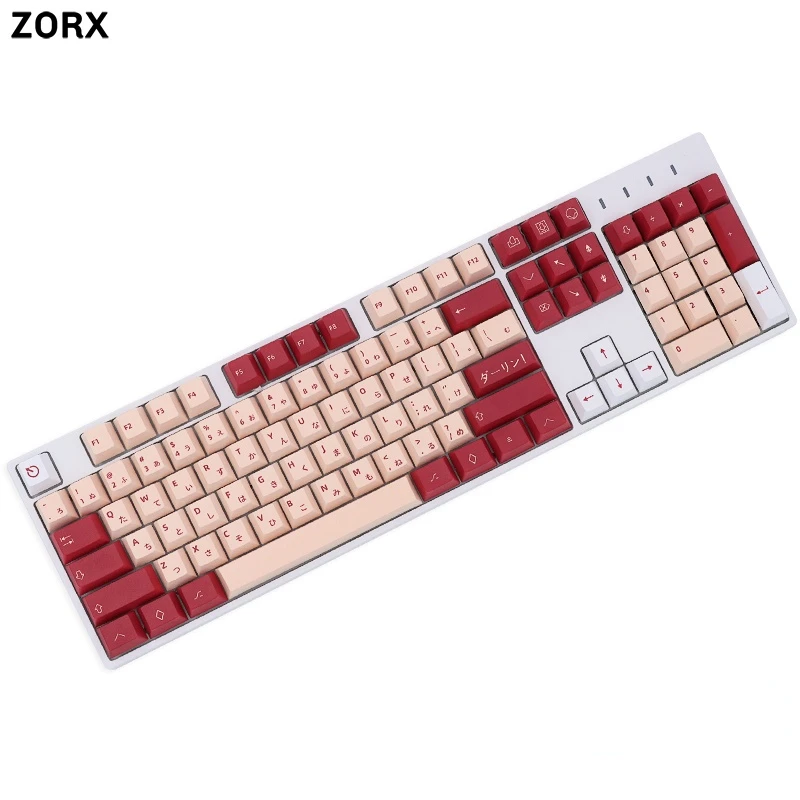 129 Key PBT Darling Keycaps Cherry Profile DYE SUB Personalized Japanese Keycap For Cherry MX Switch Mechanical Keyboards
129 Key PBT Darling Keycaps Cherry Profile DYE SUB Personalized Japanese Keycap For Cherry MX Switch Mechanical Keyboards