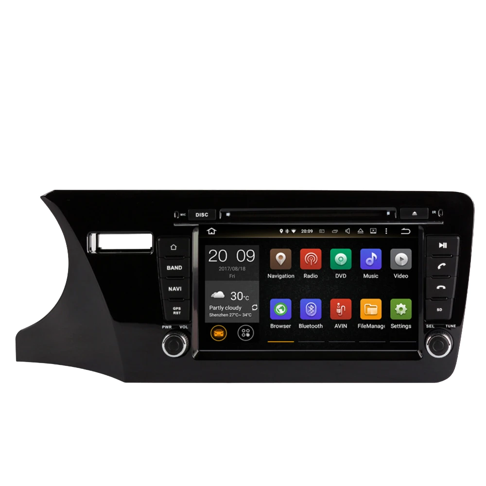 Android 10.0 Octa Core Car GPS Navigation Multimedia DVD Player For Honda City 2014-2022 Left Driving Auto Radio Stereo
Android 10.0 Octa Core Car GPS Navigation Multimedia DVD Player For Honda City 2014-2022 Left Driving Auto Radio Stereo
