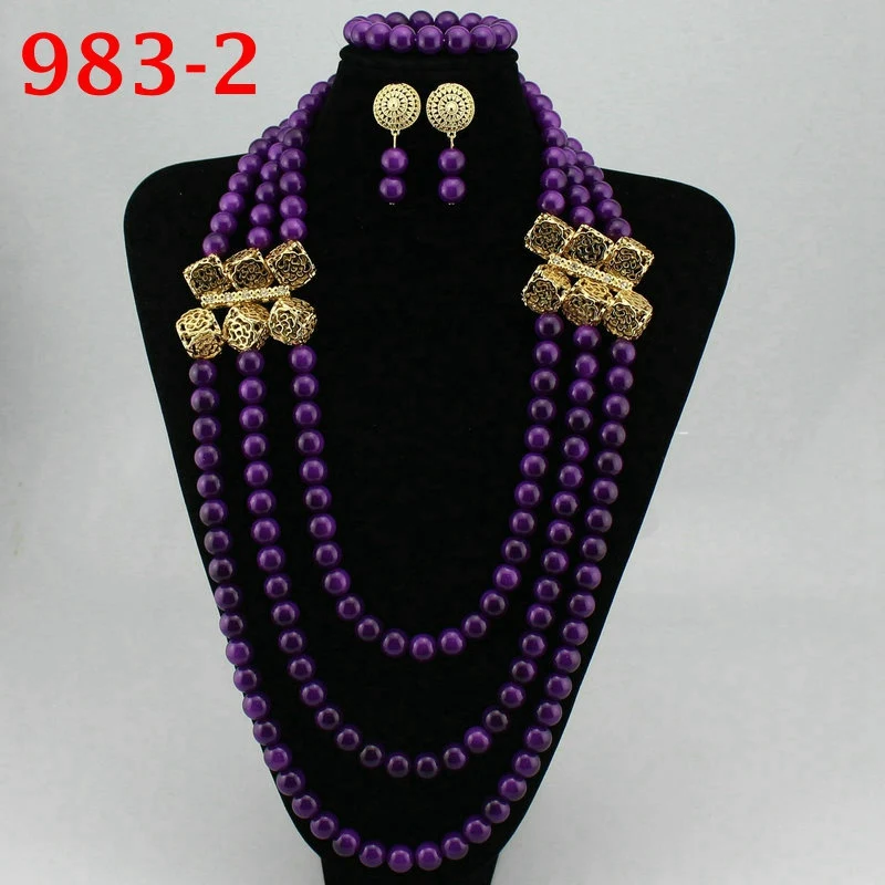 Elegant Champagne Gold Nigerian African Wedding Beads Jewelry Sets Party Occassion Women Jewelry Sets Flower Free Shipping
Elegant Champagne Gold Nigerian African Wedding Beads Jewelry Sets Party Occassion Women Jewelry Sets Flower Free Shipping
