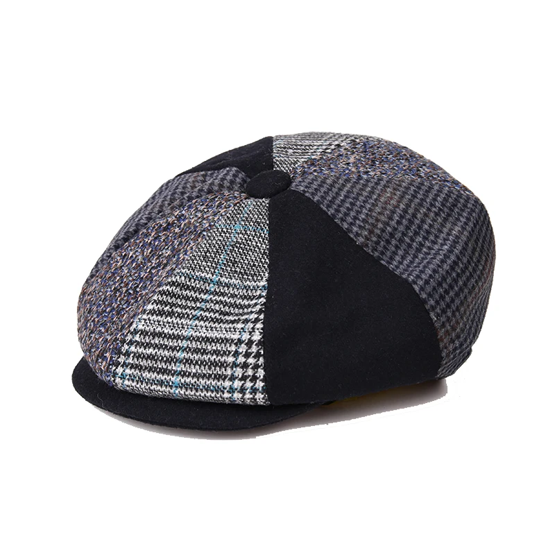 2020 Autumn Winter New Tommy Shelby Men Newsboy Hats Vintage Splicing Octagon Cap Women Casual Berets Gatsby Flat Hat Blm270
2020 Autumn Winter New Tommy Shelby Men Newsboy Hats Vintage Splicing Octagon Cap Women Casual Berets Gatsby Flat Hat Blm270