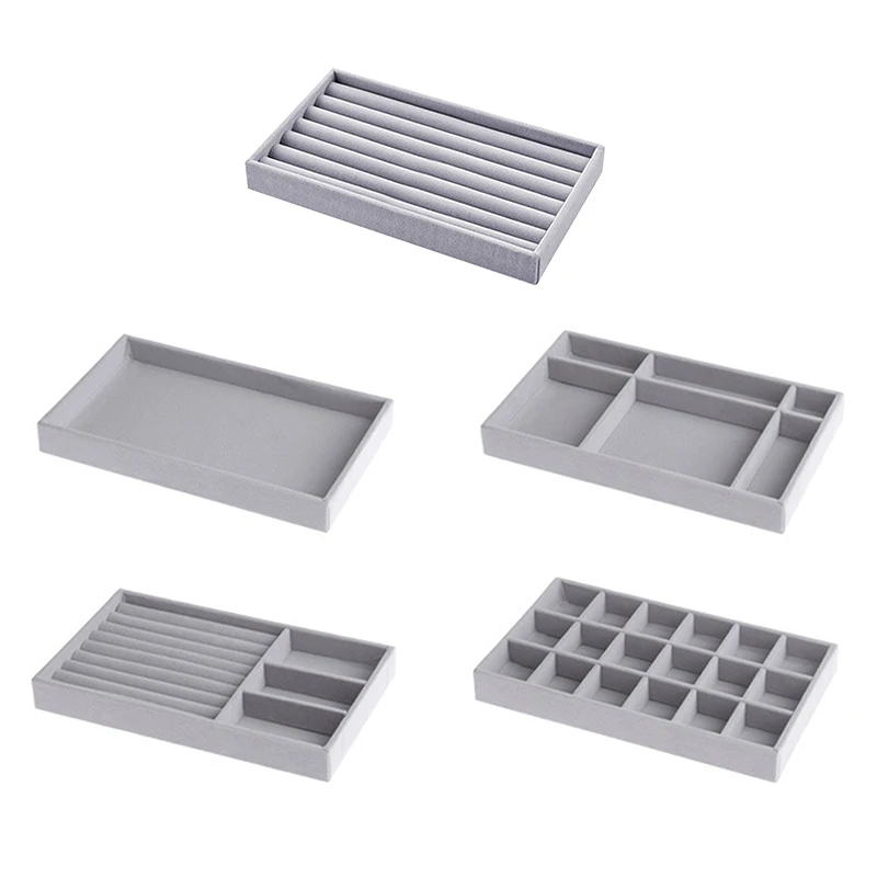 Portable Velvet Jewelry StorageTray Organizer Box Ring Necklace Display Organizador Box Earring Jewelry Showcase Drawer Storage
Portable Velvet Jewelry StorageTray Organizer Box Ring Necklace Display Organizador Box Earring Jewelry Showcase Drawer Storage