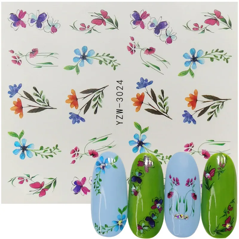 1 Sheet Water Nail Decal and Sticker Flower Leaf Tree Green Simple Summer Slider for Manicure Nail Art Watermark Tips
1 Sheet Water Nail Decal and Sticker Flower Leaf Tree Green Simple Summer Slider for Manicure Nail Art Watermark Tips