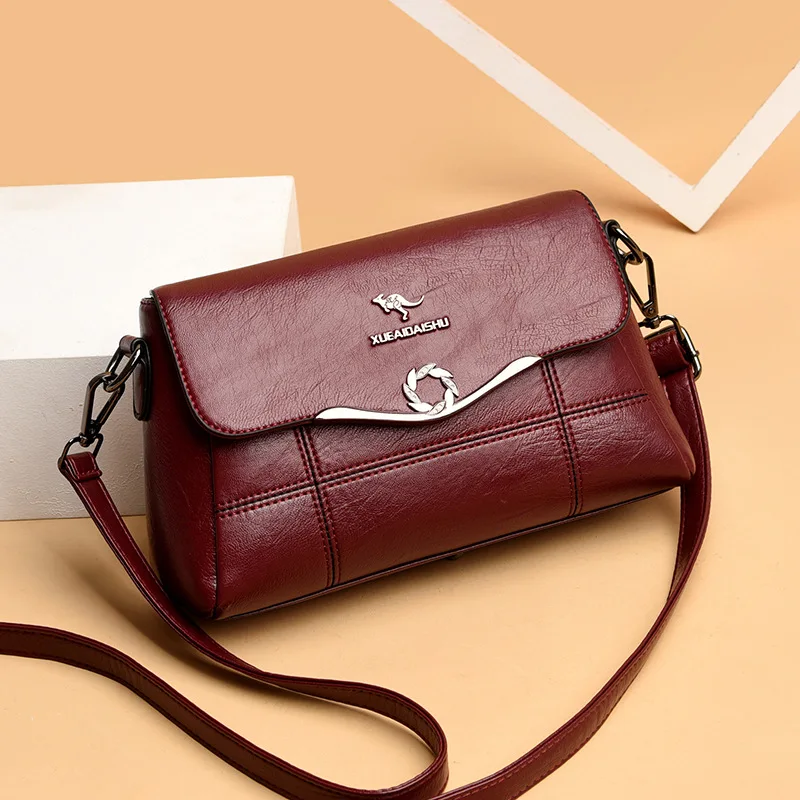 New Fashion Thread Leather Shoulder Crossbody Bags For Women Popular luxury Women's Leather Handbags Women Messenger Bag 
New Fashion Thread Leather Shoulder Crossbody Bags For Women Popular luxury Women's Leather Handbags Women Messenger Bag