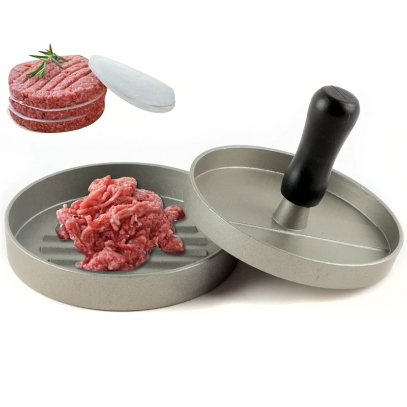 Hot Non-stick Hamburger Press Maker Beef Grill Mold Making Perfect Patties Homemade Aluminum Maker Burger Press
Hot Non-stick Hamburger Press Maker Beef Grill Mold Making Perfect Patties Homemade Aluminum Maker Burger Press