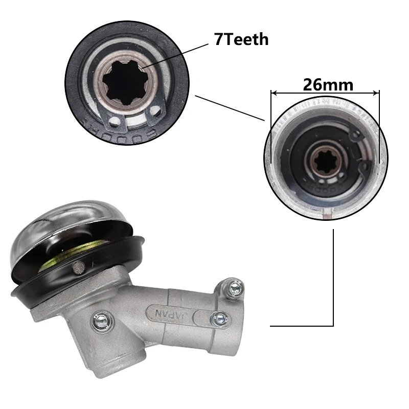 CMCP адаптер для головки триммера травы 26 мм/28 мм 7/9 зубьев коробка передач зубчатая