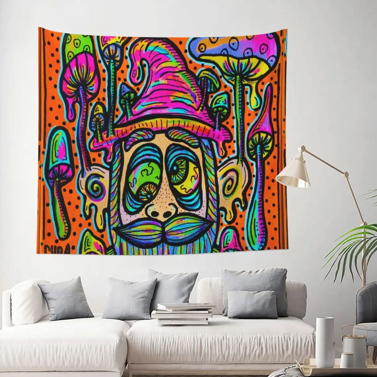 Tapestry Trippy Gnome Psychedelic Colorful Abstract Decor Wall Room Home Decoration Hanging Living room Kawaii Pattern Style
Tapestry Trippy Gnome Psychedelic Colorful Abstract Decor Wall Room Home Decoration Hanging Living room Kawaii Pattern Style