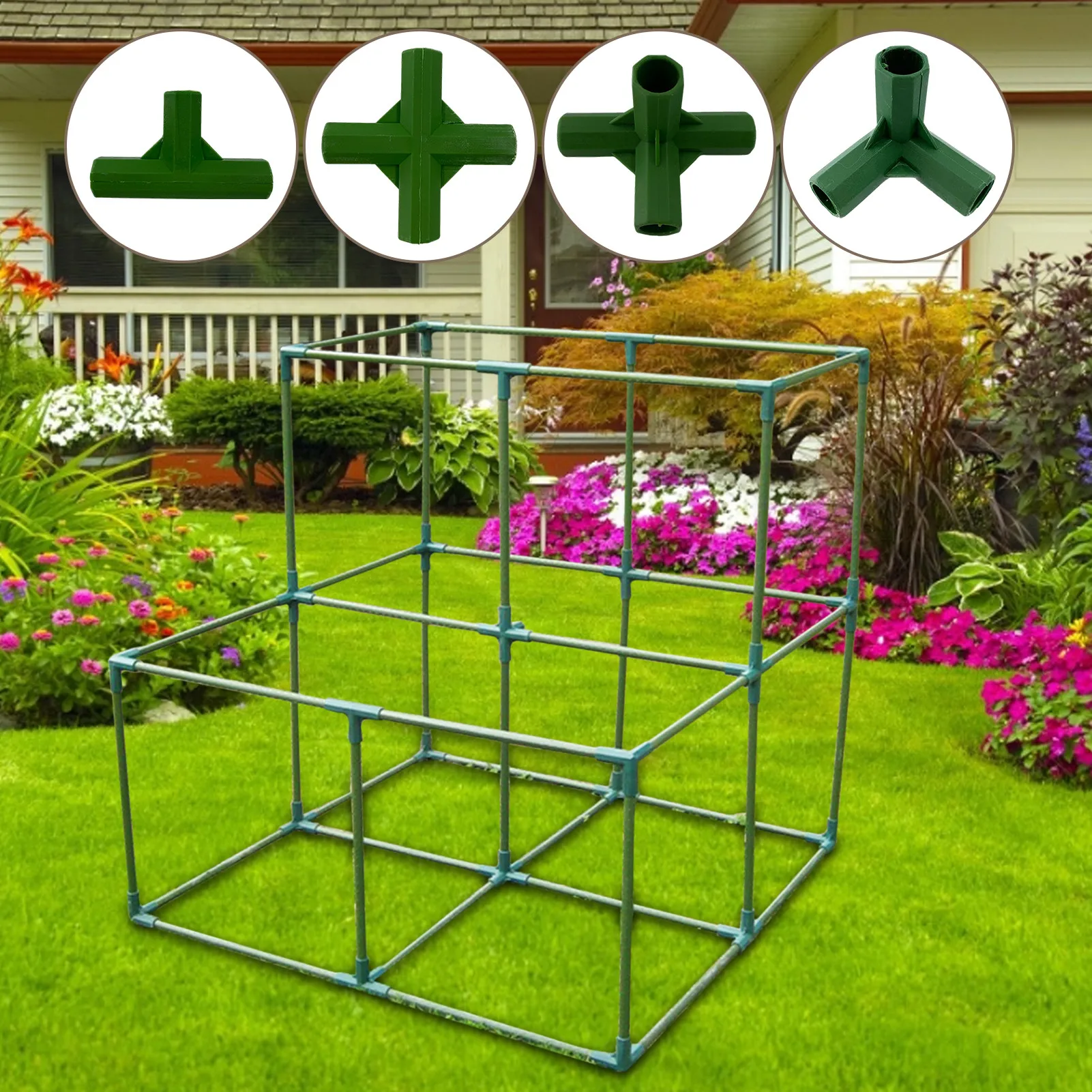 20pcs 11MM Greenhouse Frame Connector Climbing Plant Awning Plastic Pipe Connecting Joint DIY Tent Fixed Fitting Garden Tool
20pcs 11MM Greenhouse Frame Connector Climbing Plant Awning Plastic Pipe Connecting Joint DIY Tent Fixed Fitting Garden Tool