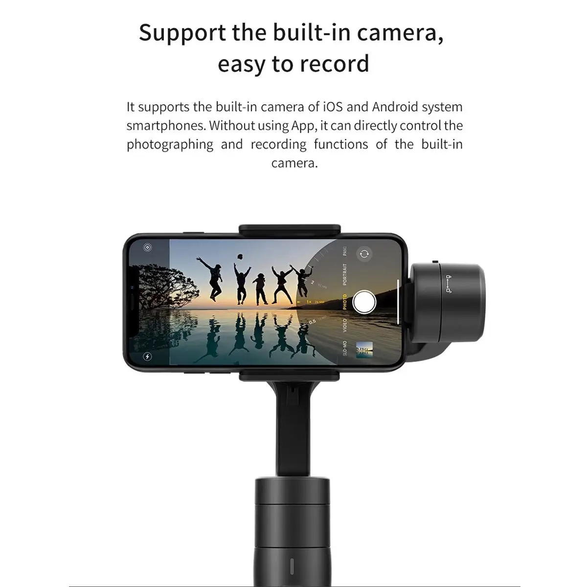Feiyu Vimble 2S 3-Axis Smartphone Gimbal Handheld Stabilizer 180mm Extendable Pole Tripod for iPhone 11 X Xs 8, for Samsung S9
Feiyu Vimble 2S 3-Axis Smartphone Gimbal Handheld Stabilizer 180mm Extendable Pole Tripod for iPhone 11 X Xs 8, for Samsung S9