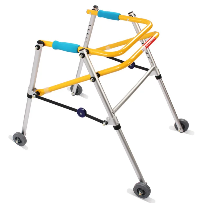 Children with cerebral palsy aluminum alloy folding portable belt wheel children walking aid four-legged crutch
Children with cerebral palsy aluminum alloy folding portable belt wheel children walking aid four-legged crutch