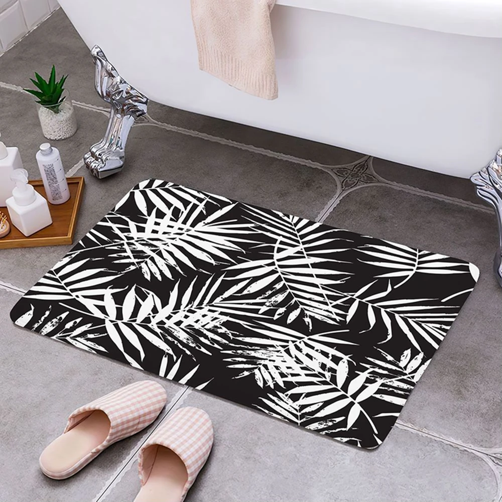 Mat Bathroom Rug Non-Slip Bath Absorbent Shower Mat Rug Bathroom Carpets Soft Toilet Floor Polyester Rugs Front Door Mats Leaf
Mat Bathroom Rug Non-Slip Bath Absorbent Shower Mat Rug Bathroom Carpets Soft Toilet Floor Polyester Rugs Front Door Mats Leaf