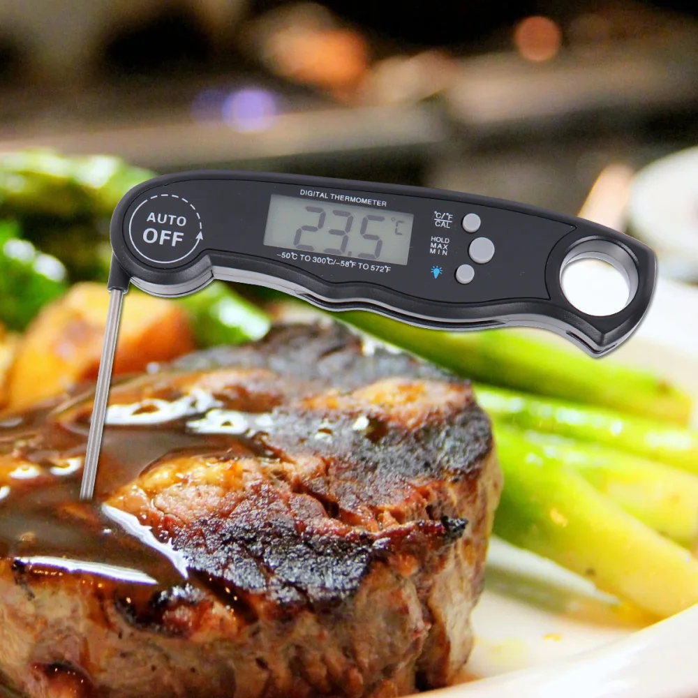 Folding Digital Food -50 to 300 Instant Read Waterproof Kitchen Cooking with Probe for Barbecue B
Folding Digital Food -50 to 300 Instant Read Waterproof Kitchen Cooking with Probe for Barbecue B
