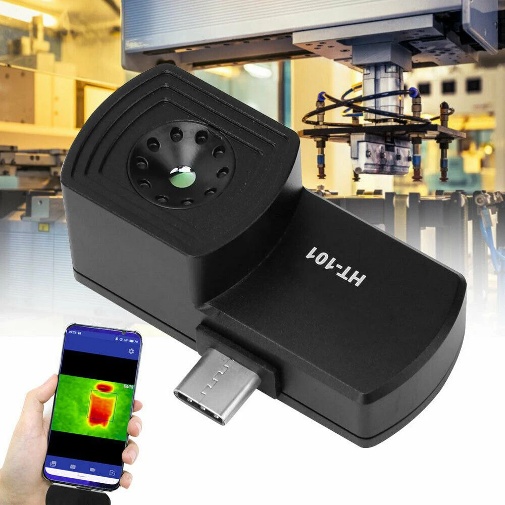 Type-C Thermal Imaging Camera HT-101/HT-201/HT-301 Mobile Phone Camera Support Video Pictures Recording Image Device for Android
Type-C Thermal Imaging Camera HT-101/HT-201/HT-301 Mobile Phone Camera Support Video Pictures Recording Image Device for Android