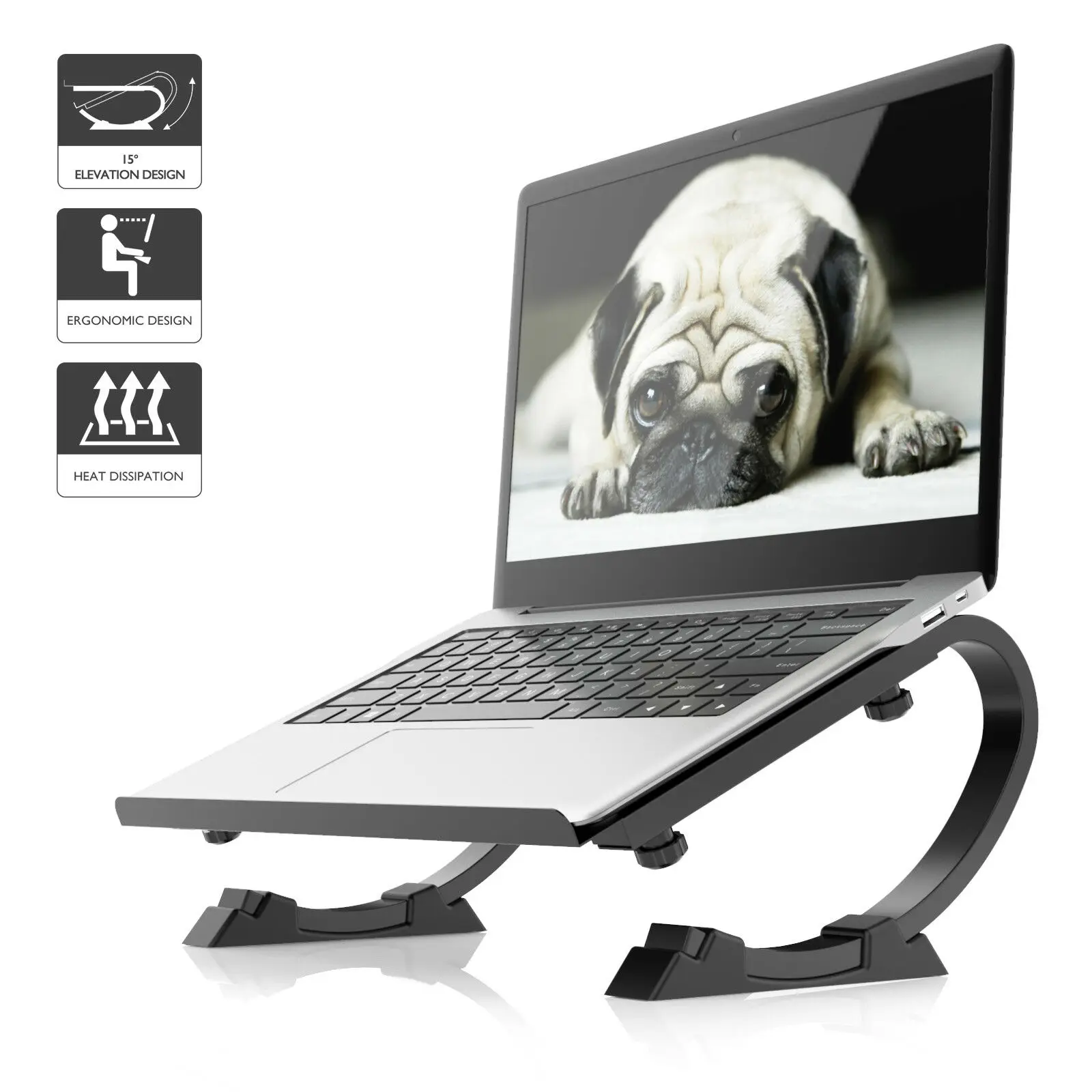 Регулируемая изогнутая подставка для ноутбука, держатель для ноутбука MacBook, эргономичный портативный
Регулируемая изогнутая подставка для ноутбука, держатель для ноутбука MacBook, эргономичный портативный