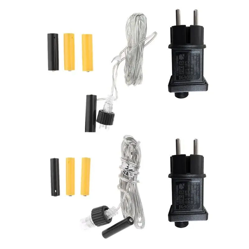 EU Plug AA AAA Battery Eliminator Replace 2x 3x AA AAA Battery Power Supply Cable for Radio LED Light Electric Toy
EU Plug AA AAA Battery Eliminator Replace 2x 3x AA AAA Battery Power Supply Cable for Radio LED Light Electric Toy