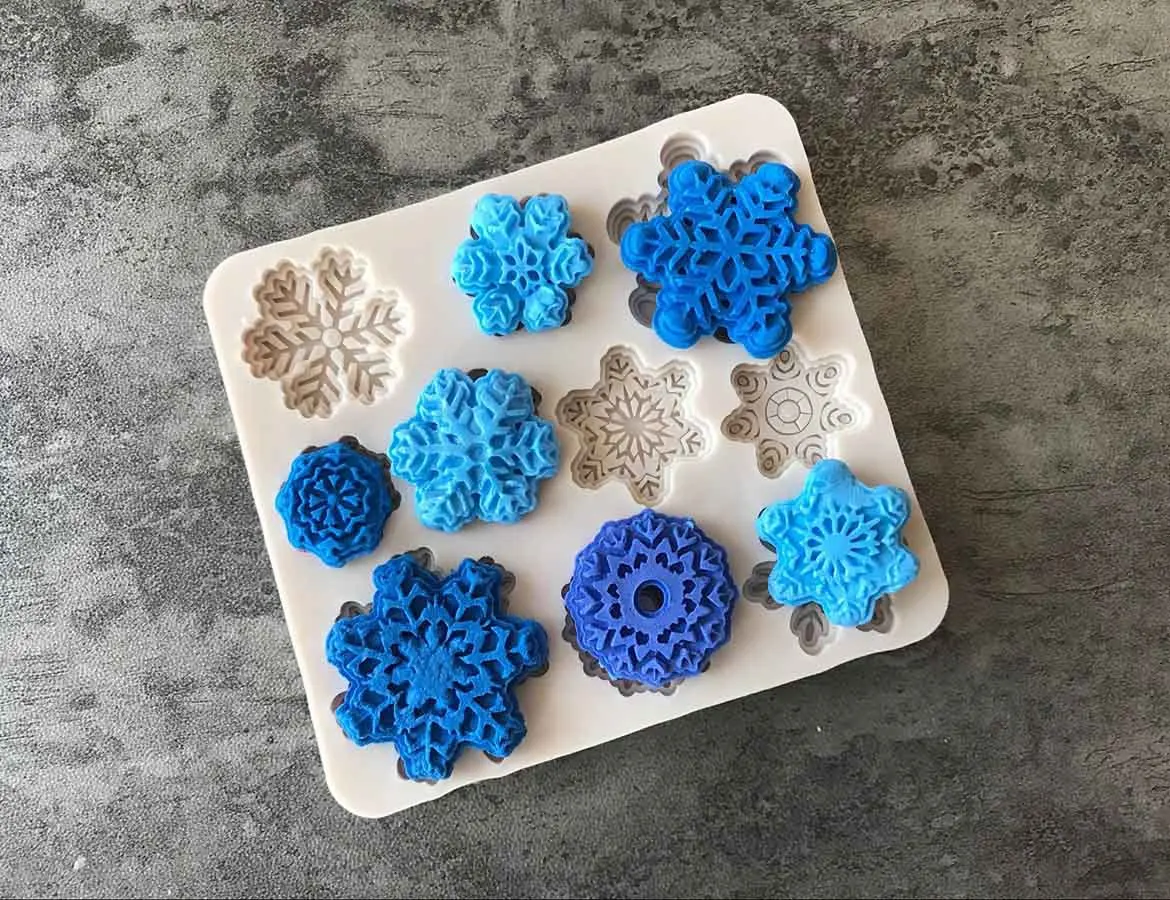 Christmas Series Snowflake Liquid Silicone Mold DIY Sugar Cake Baking Mold B081
Christmas Series Snowflake Liquid Silicone Mold DIY Sugar Cake Baking Mold B081
