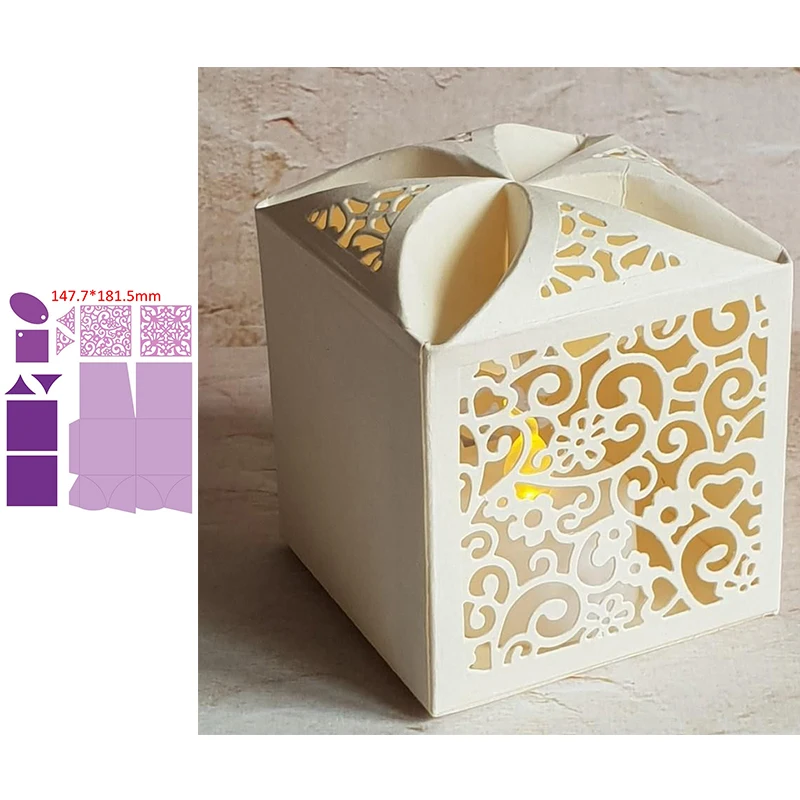 3D Foldable Gift Box Elegant Flower Pattern Metal Cutting Dies Scrapbooking Album Paper DIY Card Crafts New 2019
3D Foldable Gift Box Elegant Flower Pattern Metal Cutting Dies Scrapbooking Album Paper DIY Card Crafts New 2019