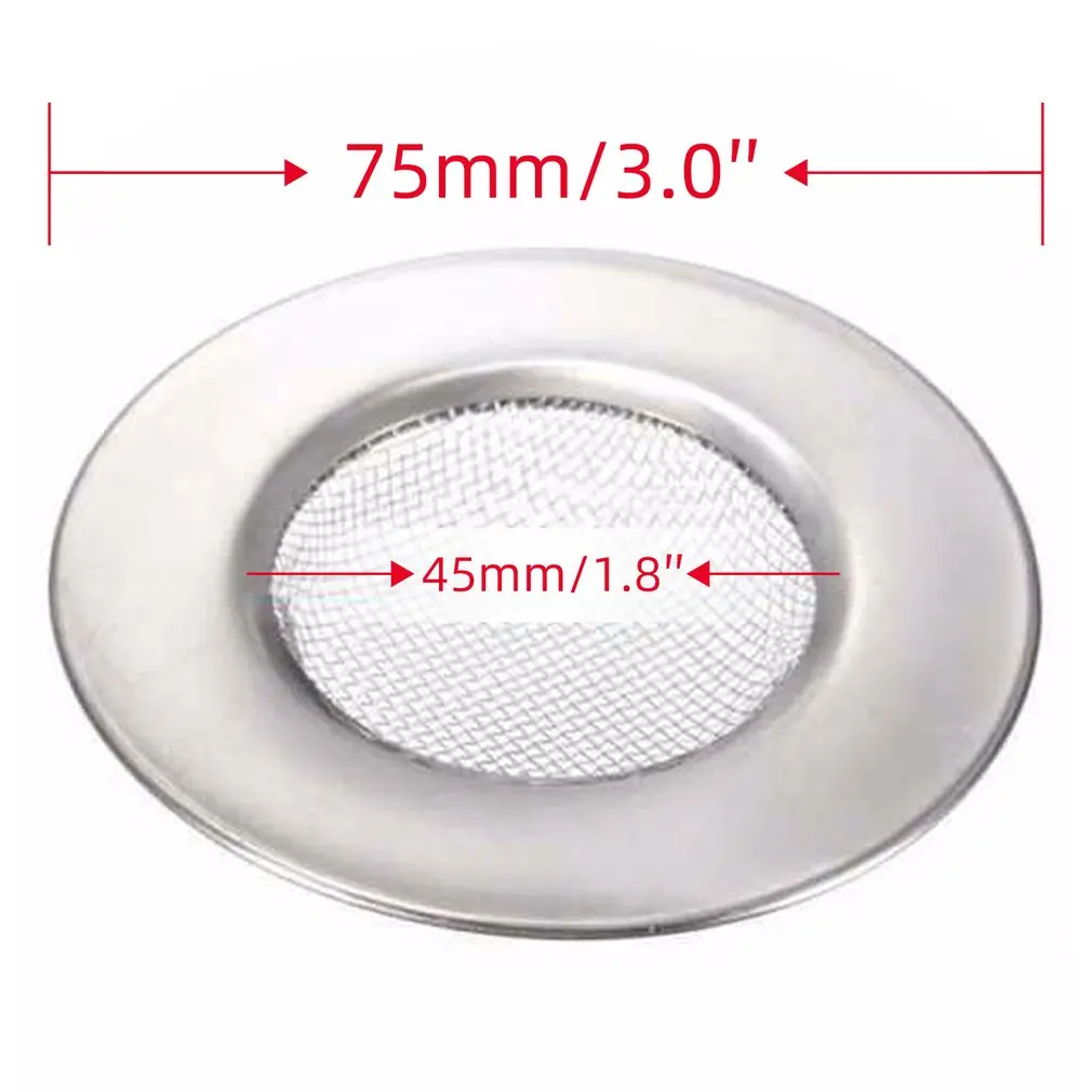 Stainless Steel Bathtub Hair Catcher White Stopper Shower Drain Hole Filter Trap Kitchen Metal Sink Strainer
Stainless Steel Bathtub Hair Catcher White Stopper Shower Drain Hole Filter Trap Kitchen Metal Sink Strainer