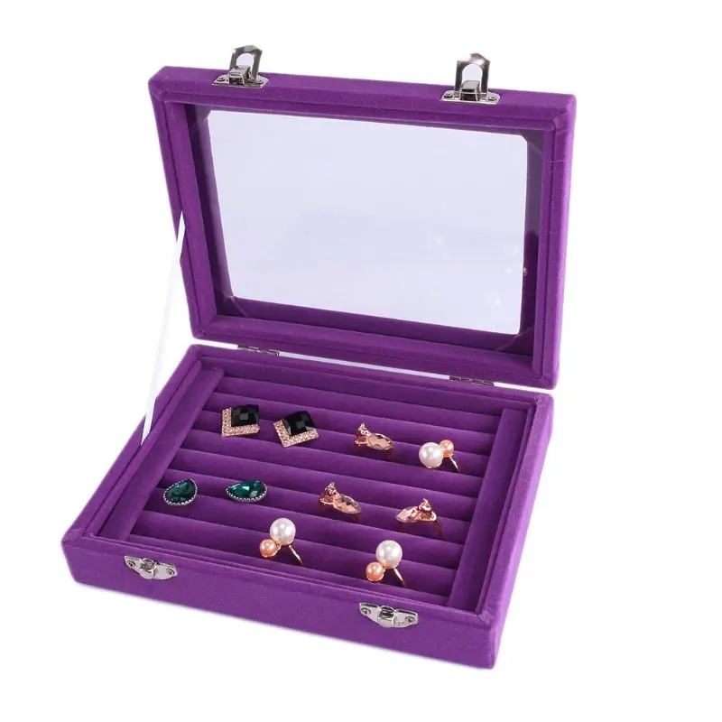 Velvet Jewelry Rings Display Tray Earring Storage Case Jewelry Storage Box Makeup Organizer Storage Box
Velvet Jewelry Rings Display Tray Earring Storage Case Jewelry Storage Box Makeup Organizer Storage Box