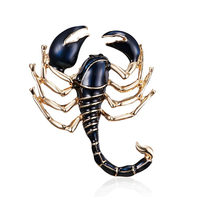 American New Fashion Creative Scorpion Painting Oil Animal Brooch Personality Insect Breastpin Factory Direct Sales Wholesale
American New Fashion Creative Scorpion Painting Oil Animal Brooch Personality Insect Breastpin Factory Direct Sales Wholesale