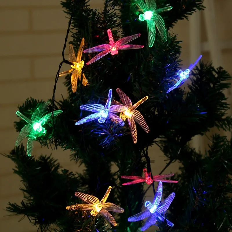 Solar Power LED Dragonfly Lights String Twinkle Outdoor Waterproof Garden Villa Tree Fairy Garland Wedding Party Xmas Decoration
Solar Power LED Dragonfly Lights String Twinkle Outdoor Waterproof Garden Villa Tree Fairy Garland Wedding Party Xmas Decoration