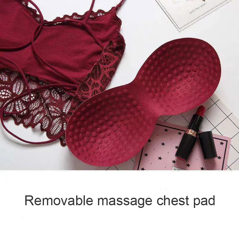 Back Lace Bralette Women's Sexy Strappy Crisscross Back Scalloped Lace Bralette M2
Back Lace Bralette Women's Sexy Strappy Crisscross Back Scalloped Lace Bralette M2