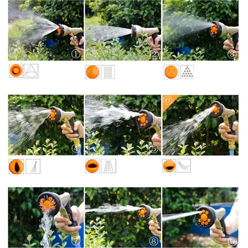 Mutifunctional Garden Water High Pressure Car Washer Hose Nozzle Household Washing Yard Water Sprayer Household Garden
Mutifunctional Garden Water High Pressure Car Washer Hose Nozzle Household Washing Yard Water Sprayer Household Garden