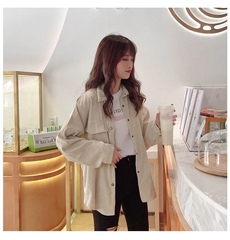 Women Summer Shirts Kawaii Ulzzang Lovely Retro Vintage Corduroy Shirt Female Sweet Harajuku Tunic For Women 's Cute Top
Women Summer Shirts Kawaii Ulzzang Lovely Retro Vintage Corduroy Shirt Female Sweet Harajuku Tunic For Women 's Cute Top