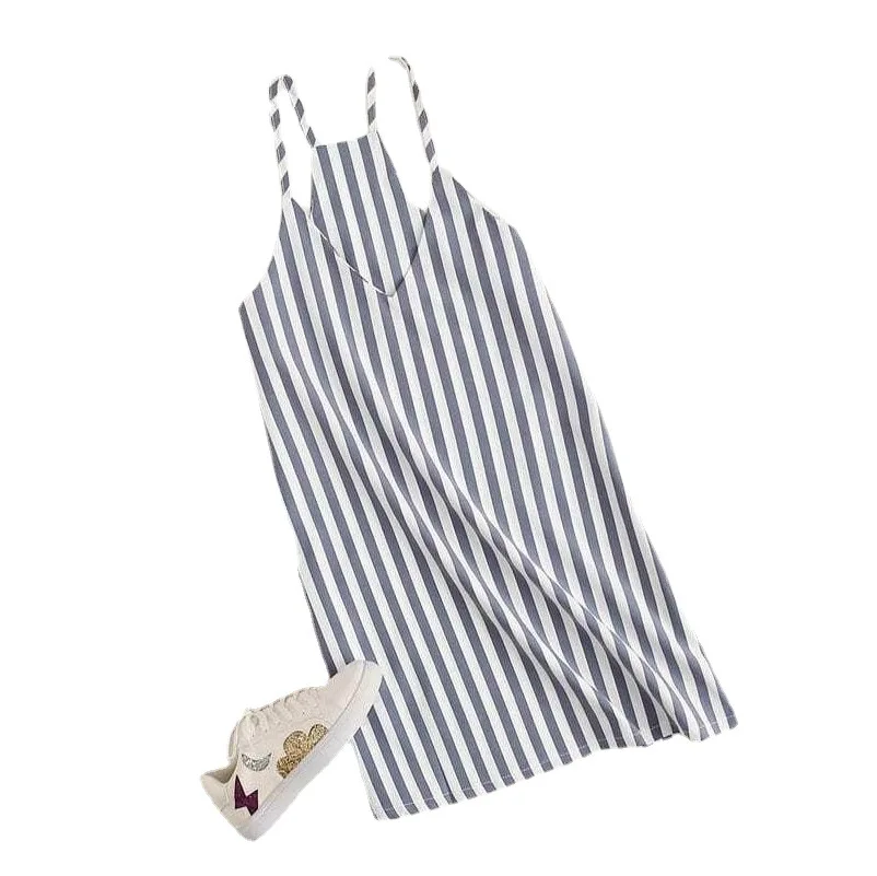 2021 cross-border hot style amazon wish ms independent stand in Europe and the stripe condole belt leisure loose dress
2021 cross-border hot style amazon wish ms independent stand in Europe and the stripe condole belt leisure loose dress