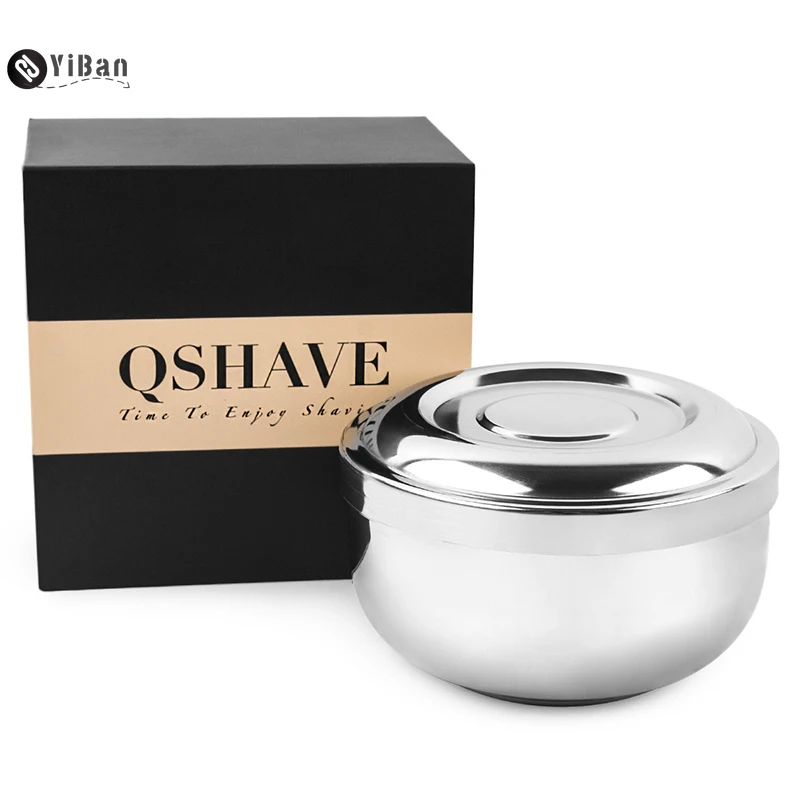 QSHAVE Stainless Steel Shaving Soap Bowl Double Edge Razor Brush Stand for Classic Safety it Shaving Cream Bowl 11 x 6.8 x 6.3cm
QSHAVE Stainless Steel Shaving Soap Bowl Double Edge Razor Brush Stand for Classic Safety it Shaving Cream Bowl 11 x 6.8 x 6.3cm