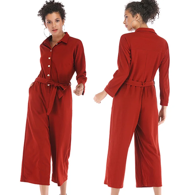 Spring European and American women assembly belt chiffon solid color jumpsuit pants female trade jumpsuit wide-leg pants
Spring European and American women assembly belt chiffon solid color jumpsuit pants female trade jumpsuit wide-leg pants
