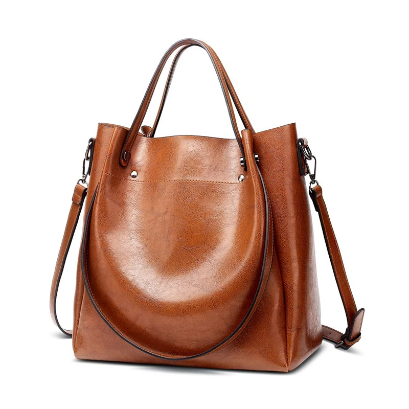 OIMG Casual Large Capacity Women Tote Shoulder Bags PU Leather Ladies Bucket Handbag Messenger Bags Soft Shopping Crossbody Bags
OIMG Casual Large Capacity Women Tote Shoulder Bags PU Leather Ladies Bucket Handbag Messenger Bags Soft Shopping Crossbody Bags