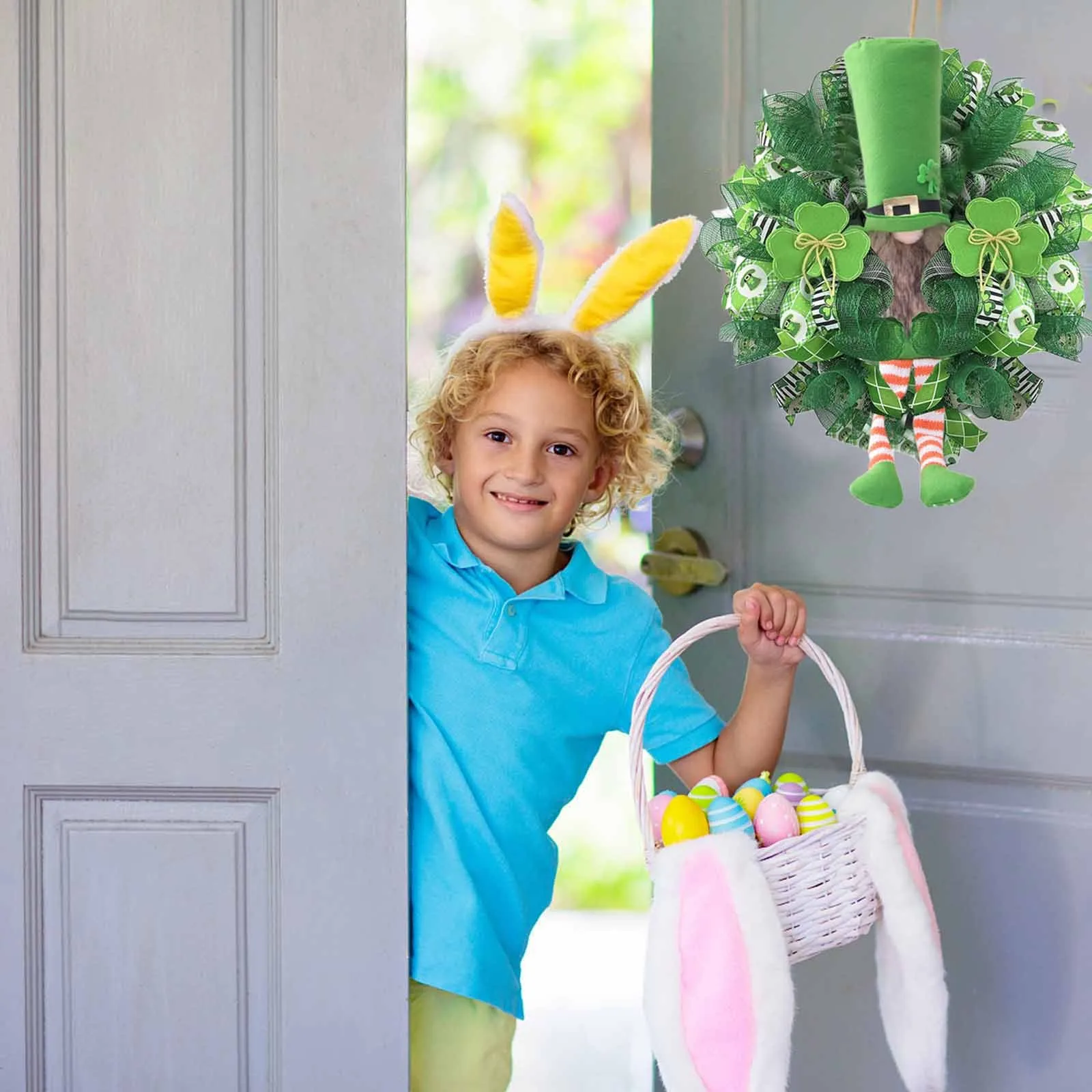 wedding decoration home decor St Patrick's Day Leprechaun Wreath Clovers Leprechaun Ribbon Very Weather easter decoration
wedding decoration home decor St Patrick's Day Leprechaun Wreath Clovers Leprechaun Ribbon Very Weather easter decoration
