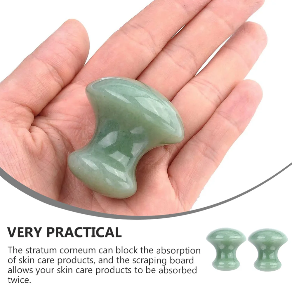 2Pcs Facial Beauty Massagers Scraping Boards Mushroom Shaped Massagers (Green)
2Pcs Facial Beauty Massagers Scraping Boards Mushroom Shaped Massagers (Green)