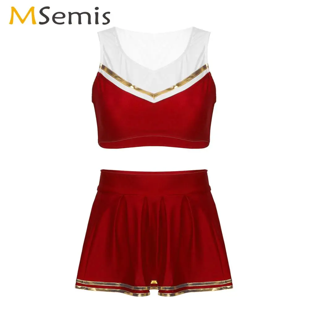 Женская сексуальная униформа для чарлидинга для взрослых, непослушная японская Бриллиантовая мини-жилетка с плиссированной юбкой с высокой талией, клубная одежда
Женская сексуальная униформа для чарлидинга для взрослых, непослушная японская Бриллиантовая мини-жилетка с плиссированной юбкой с высокой талией, клубная одежда
