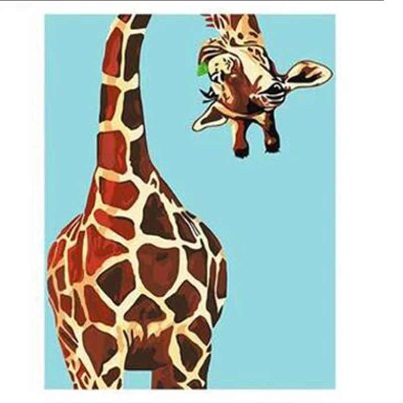 DIY Painting Paint By Numbers Kits for Adults & Kids with Acrylic Paints, Animal Giraffe Canvas Art Work for Wall Decor
DIY Painting Paint By Numbers Kits for Adults & Kids with Acrylic Paints, Animal Giraffe Canvas Art Work for Wall Decor