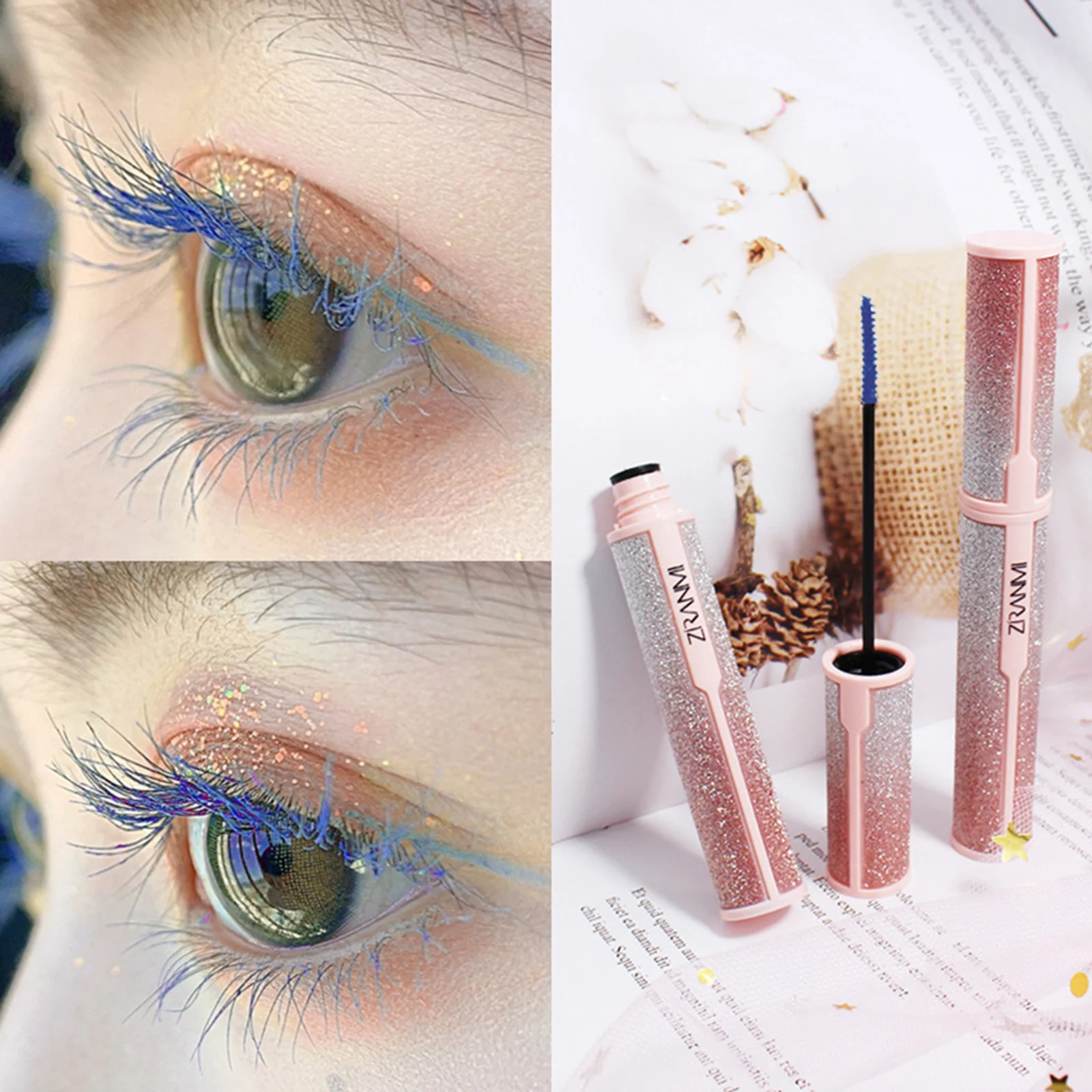 4D Blue Eyelashes Mascara Lash Eyelash Colourful Curling Eyelash Quick-drying Lengthening Waterproof Eyelashes Mascara Makeup
4D Blue Eyelashes Mascara Lash Eyelash Colourful Curling Eyelash Quick-drying Lengthening Waterproof Eyelashes Mascara Makeup