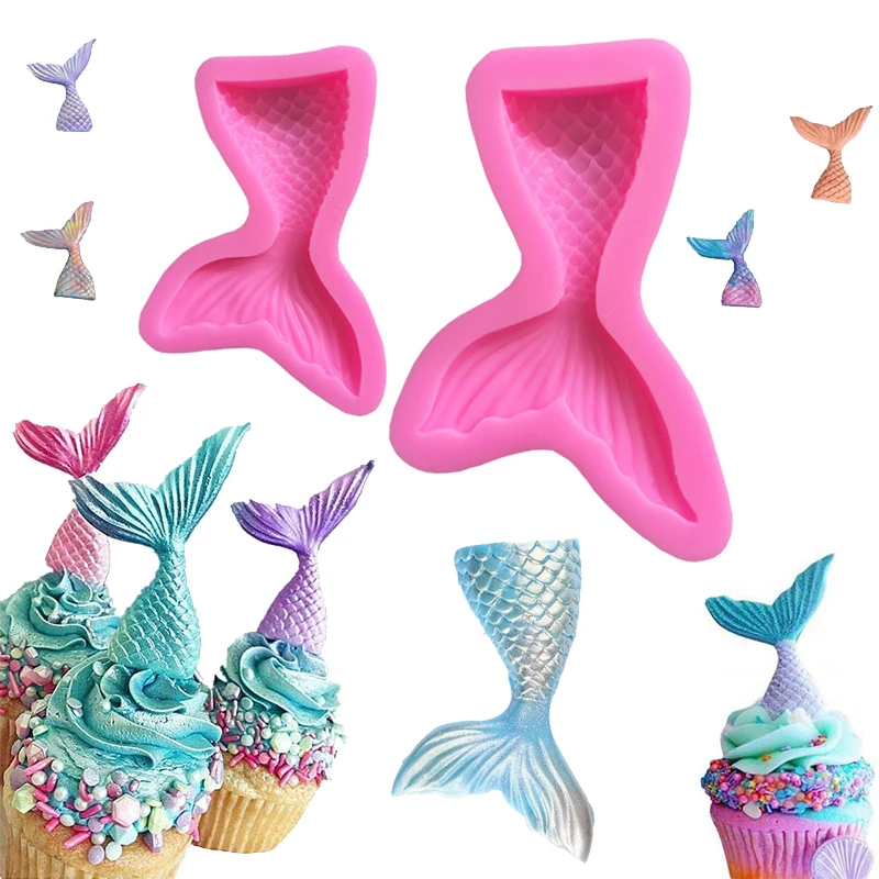 Silicone Mermaid Tail Mold Baking Cake Decoration Jelly Sugar Craft Chocolate Fondant Gumpaste Pastry Clay Candy Ice Cube Molds
Silicone Mermaid Tail Mold Baking Cake Decoration Jelly Sugar Craft Chocolate Fondant Gumpaste Pastry Clay Candy Ice Cube Molds