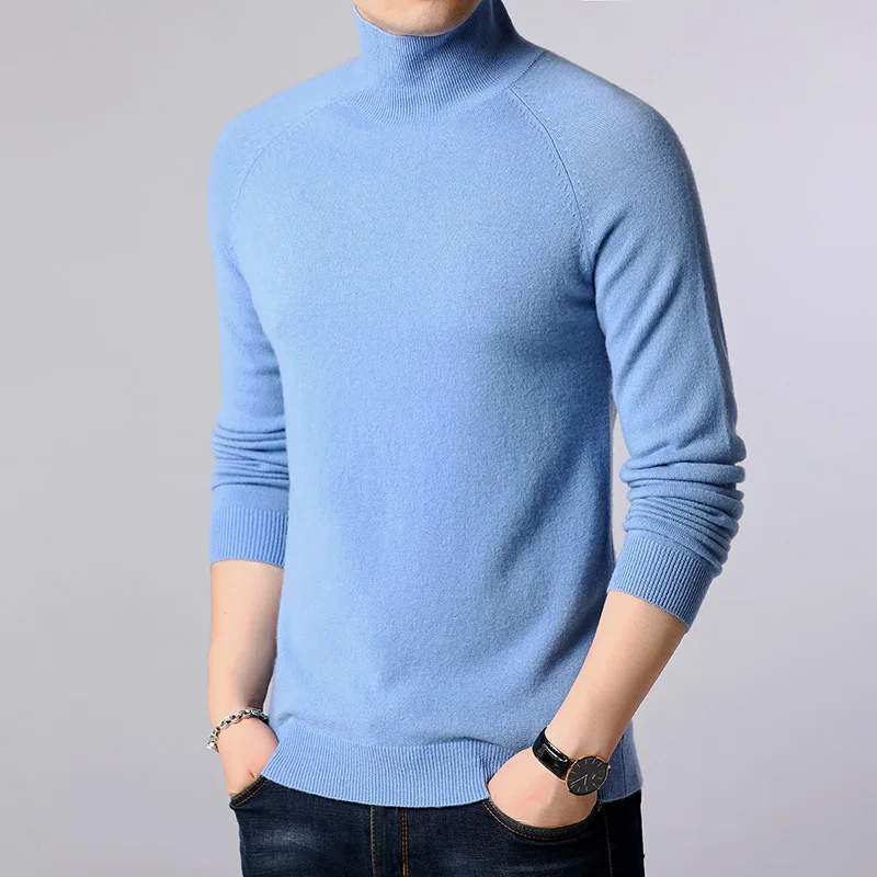 Autumn Winter stand-collar sweaters men long-sleeved pure color turtleneck bottoming shirt 121528
Autumn Winter stand-collar sweaters men long-sleeved pure color turtleneck bottoming shirt 121528